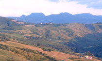 Le colline intorno all'Agriturismo Ca'Poggio