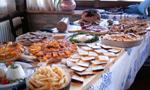 Buffet ad un battesimo all’Agriturismo Ca’ Poggio