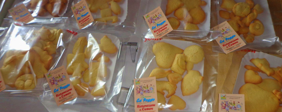 I biscotti pronti realizzati proprio dai bimbi